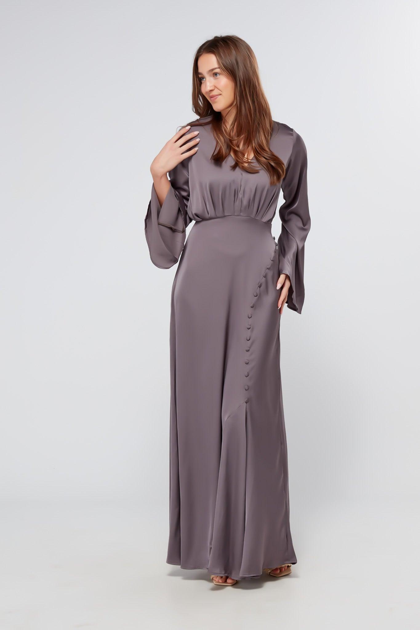 Dark grey shop maxi dress