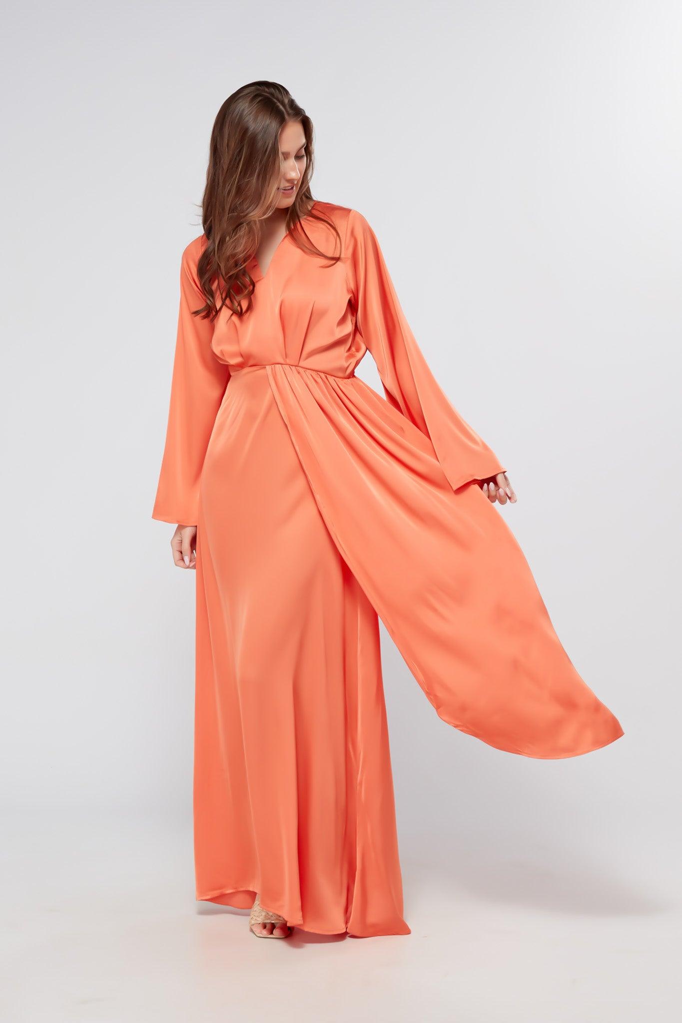 Peachy on sale orange dress